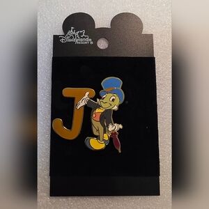 Disney Jiminy Cricket Pin with Blue and Yellow Accents